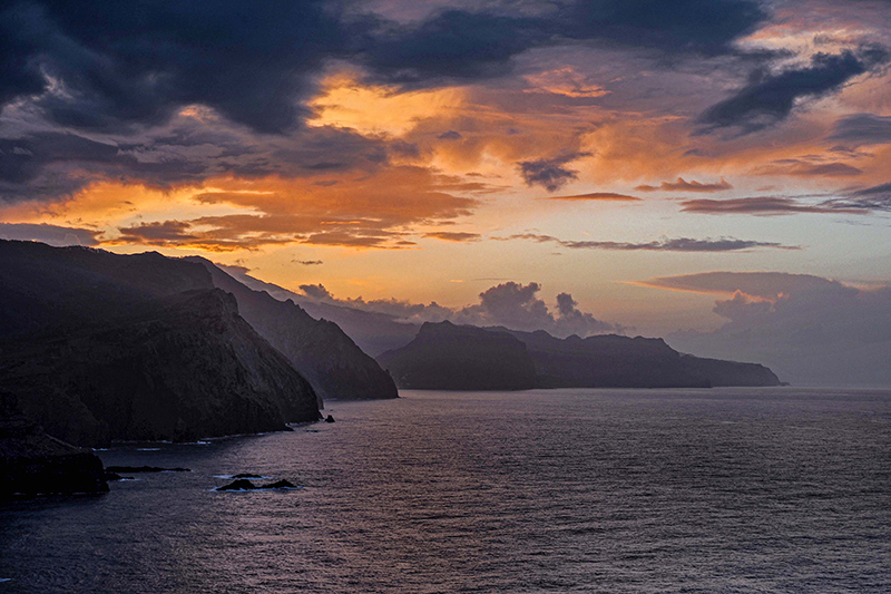 Madeira - Sonnenuntergang bei Ponta de Sao Lourenco
